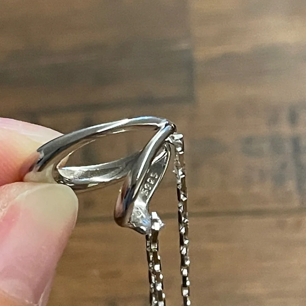 Sleek Sterling Silver Chain ear cuff - Picture 3 of 3